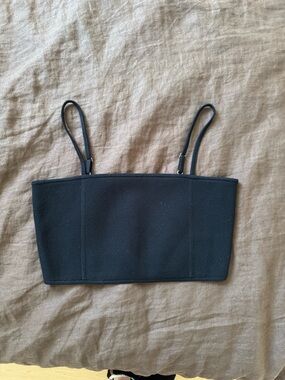 A.L.C. Black Slim Spaghetti-Strap Cami